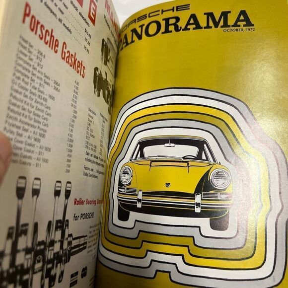 Porsche Panoramic Hardcover Bounded Magazines Vintage 1972 JAN-Dec  PCA - Picture 13 of 15
